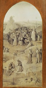 Christus auf dem Weg nach Golgatha, aus dem Versuchung des Heiligen Antonius Triptychon (außen rechte Tafel)